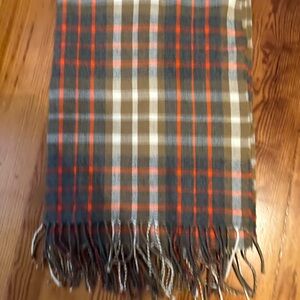 J. Crew Multicolor Oversized Plaid Scarf